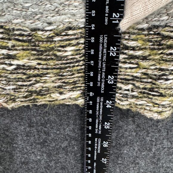 Anthropologie Moth Sweater Womens Small Beige Multi Patchwork Knit Pullover - Picture 5 of 9